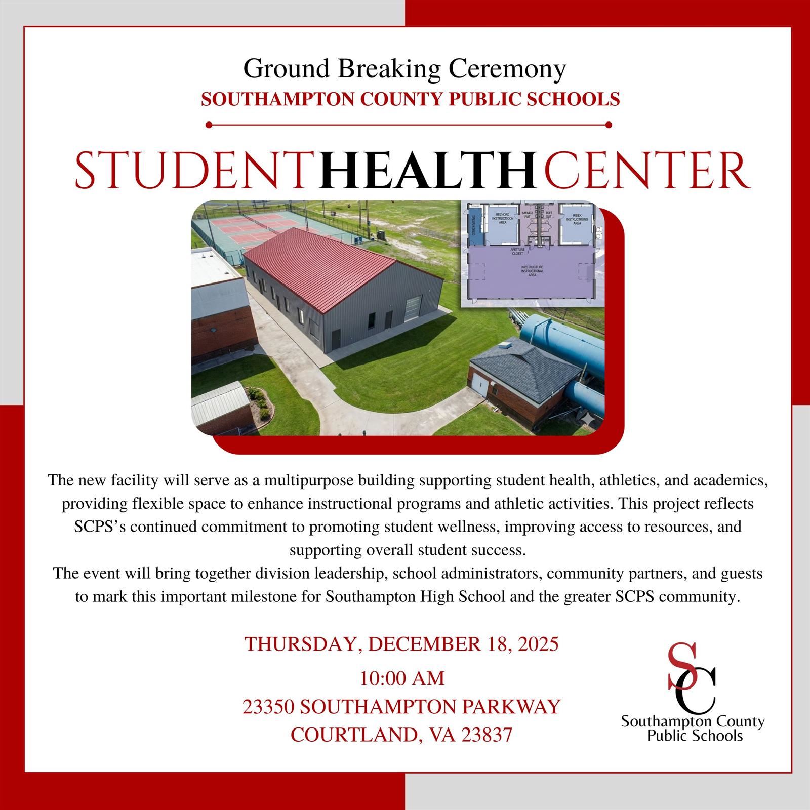 Groundbreaking 10AM Dec 18th 2025